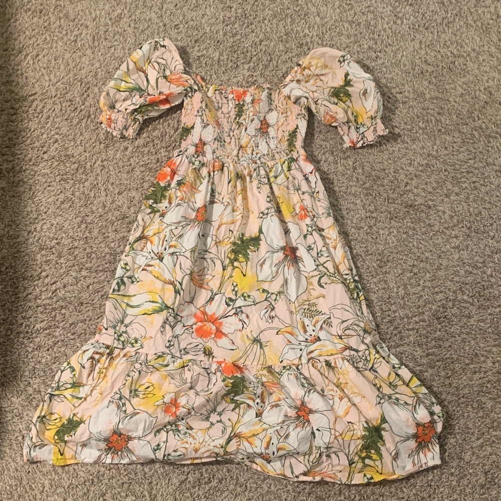 Floral Puff Sleeve Dress